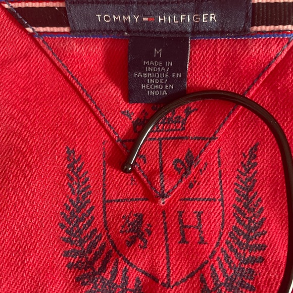 Tommy Hilfiger Women’s Pink Denim Jeans Trucker Cotton Jacket Button Front Sz M - Picture 12 of 14